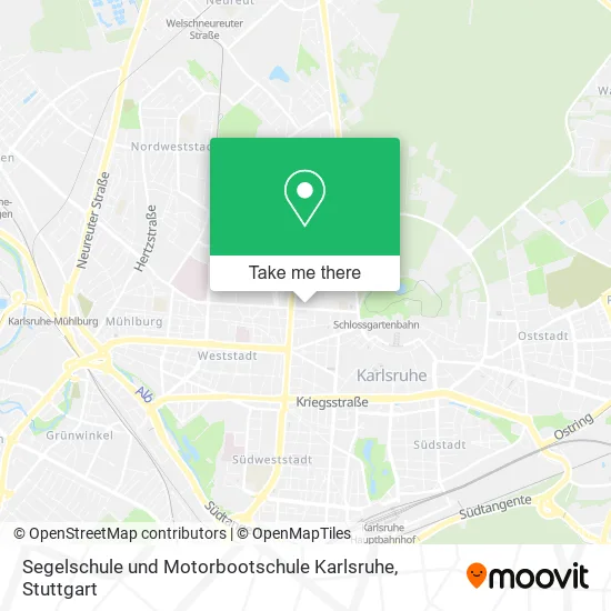 Карта Segelschule und Motorbootschule Karlsruhe