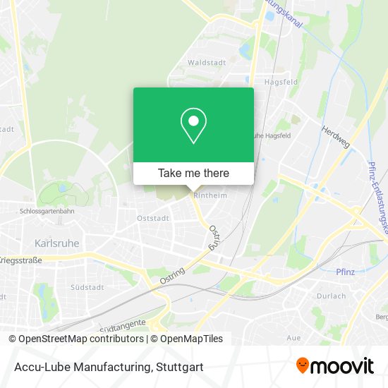 Accu-Lube Manufacturing map