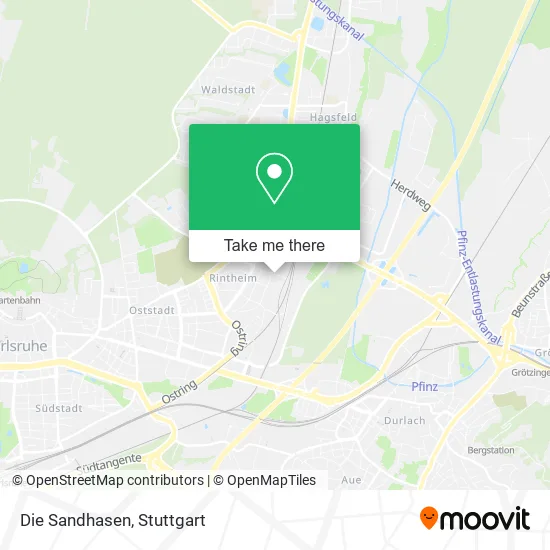 Карта Die Sandhasen