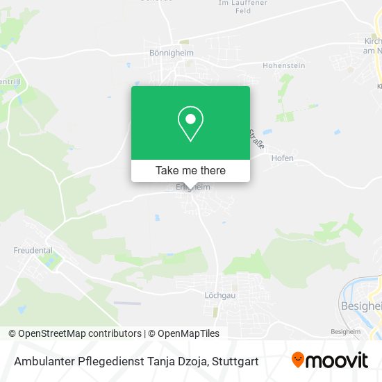 Ambulanter Pflegedienst Tanja Dzoja map