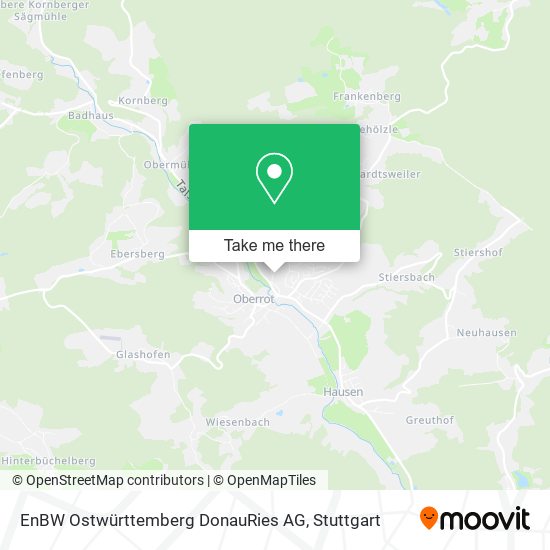 EnBW Ostwürttemberg DonauRies AG map