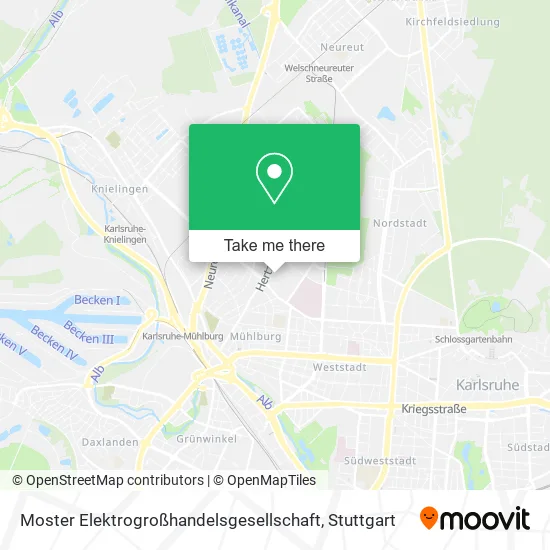 Карта Moster Elektrogroßhandelsgesellschaft