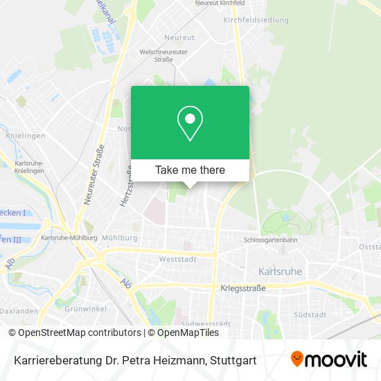 Karriereberatung Dr. Petra Heizmann map