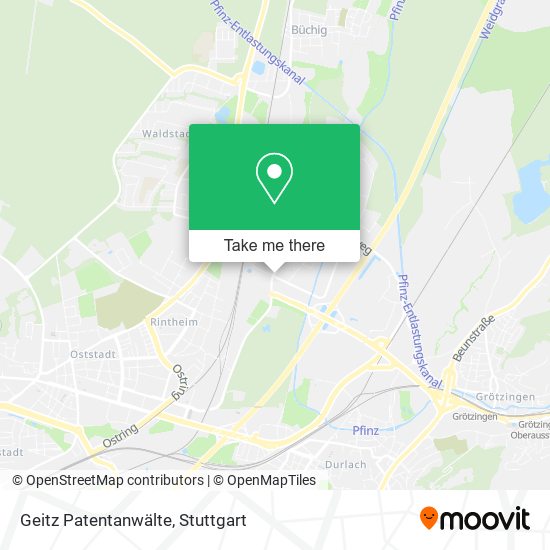 Geitz Patentanwälte map