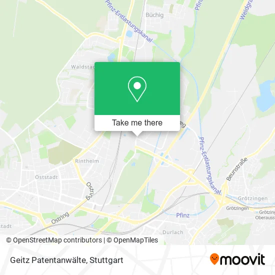 Карта Geitz Patentanwälte