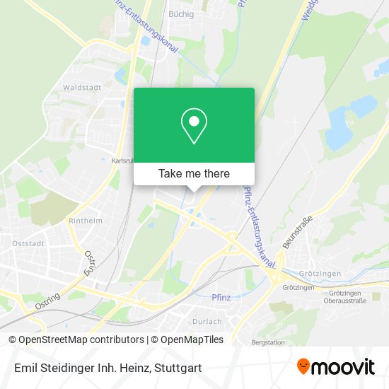 Emil Steidinger Inh. Heinz map