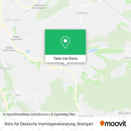 Карта Büro für Deutsche Vermögensberatung