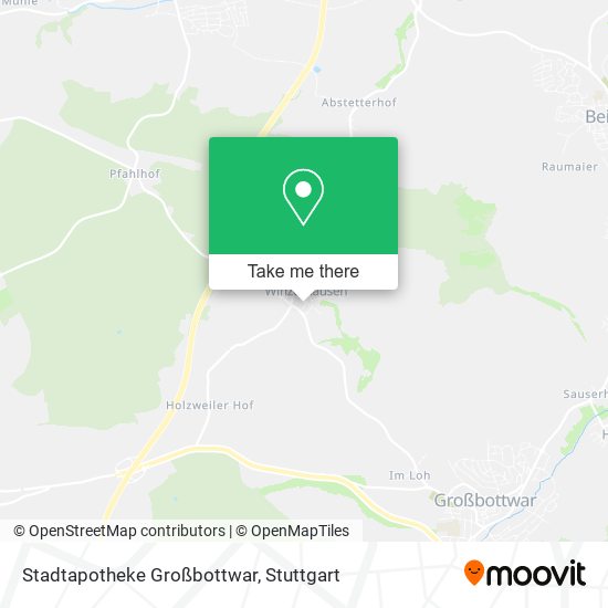 Stadtapotheke Großbottwar map