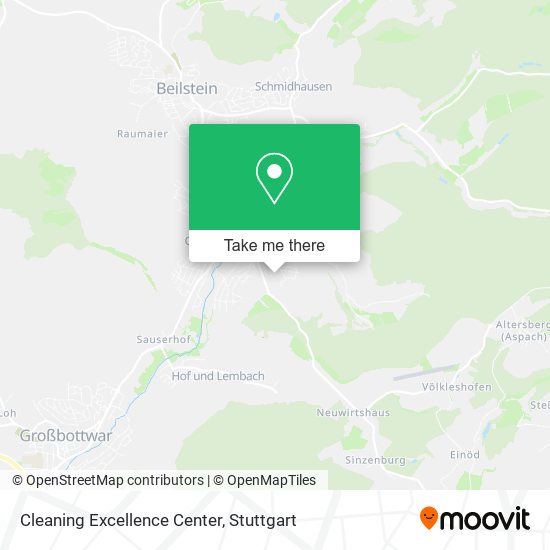 Cleaning Excellence Center map