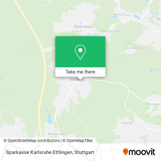 Sparkasse Karlsruhe Ettlingen map