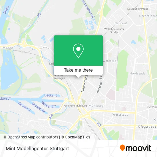 Карта Mint Modellagentur
