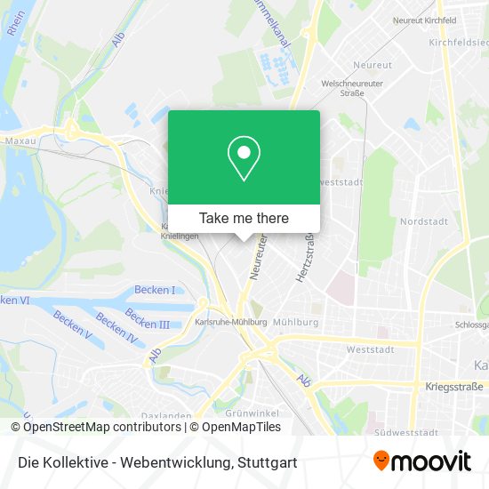 Die Kollektive - Webentwicklung map