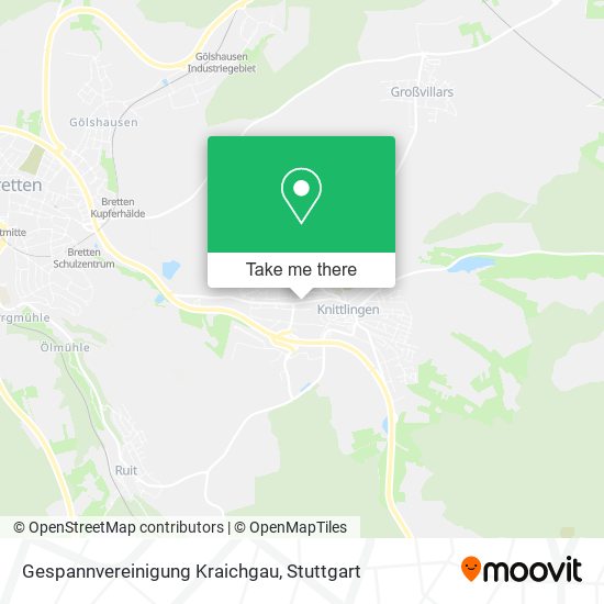 Gespannvereinigung Kraichgau map