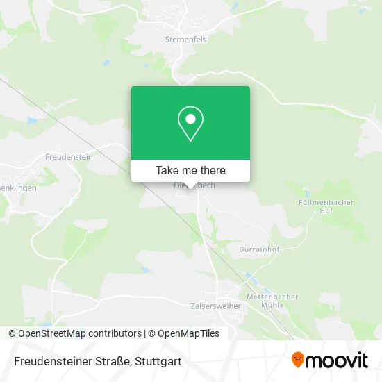 Карта Freudensteiner Straße