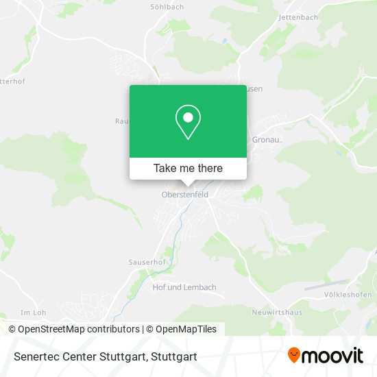 Senertec Center Stuttgart map