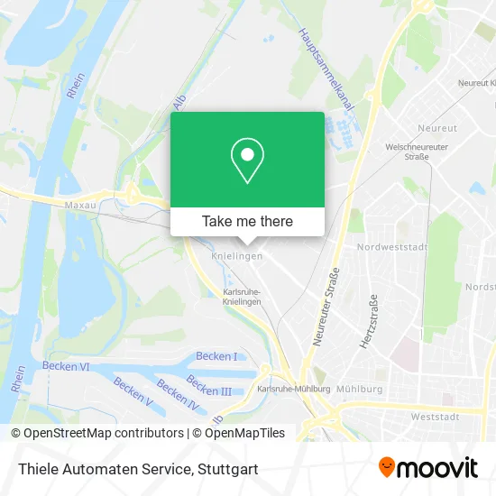 Карта Thiele Automaten Service