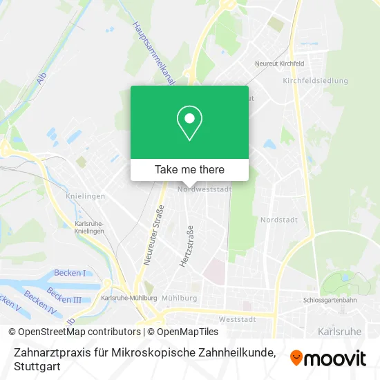 Карта Zahnarztpraxis für Mikroskopische Zahnheilkunde