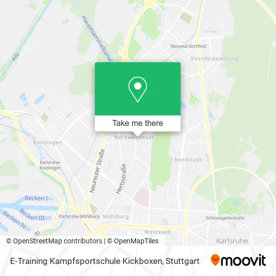 Карта E-Training Kampfsportschule Kickboxen