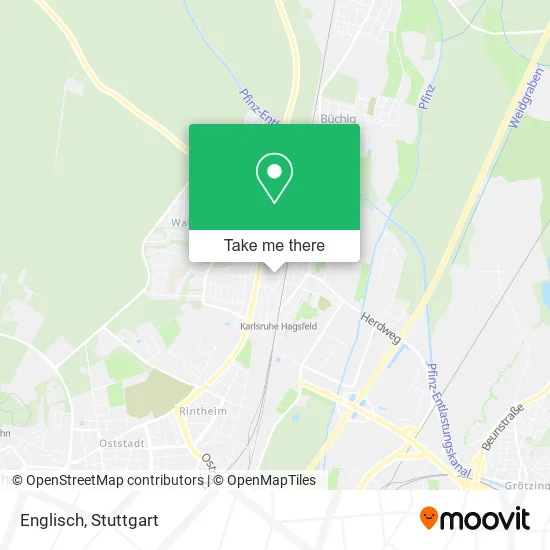 Карта Englisch