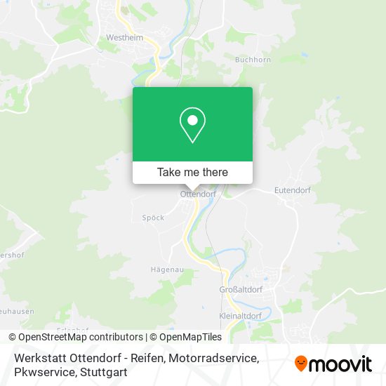 Карта Werkstatt Ottendorf - Reifen, Motorradservice, Pkwservice
