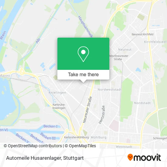 Карта Automeile Husarenlager