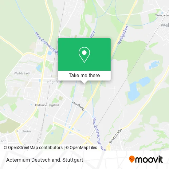 Карта Actemium Deutschland