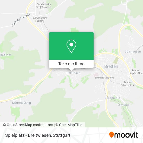 Spielplatz - Breitwiesen map