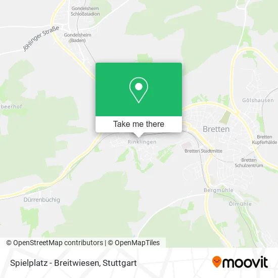 Карта Spielplatz - Breitwiesen