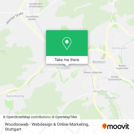 Карта Woodooweb - Webdesign & Online Marketing