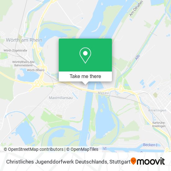 Christliches Jugenddorfwerk Deutschlands map