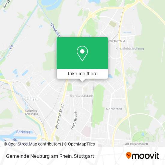 Карта Gemeinde Neuburg am Rhein