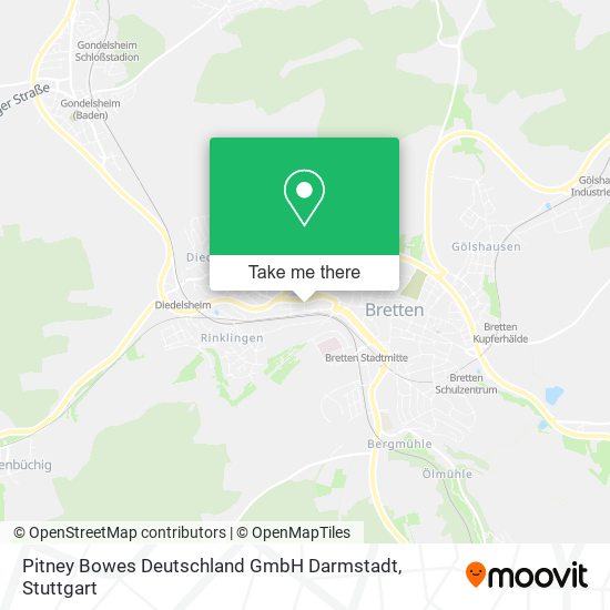 Pitney Bowes Deutschland GmbH Darmstadt map