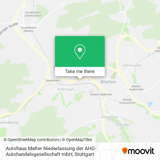 Карта Autohaus Melter Niederlassung der AHG-Autohandelsgesellschaft mbH