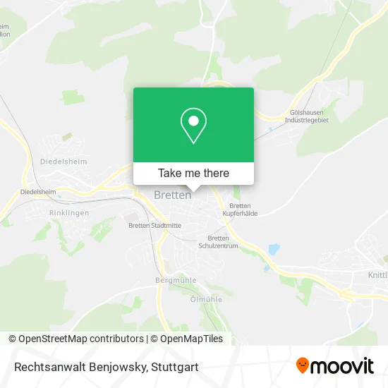 Карта Rechtsanwalt Benjowsky