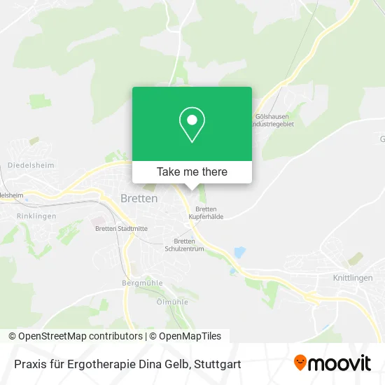 Карта Praxis für Ergotherapie Dina Gelb