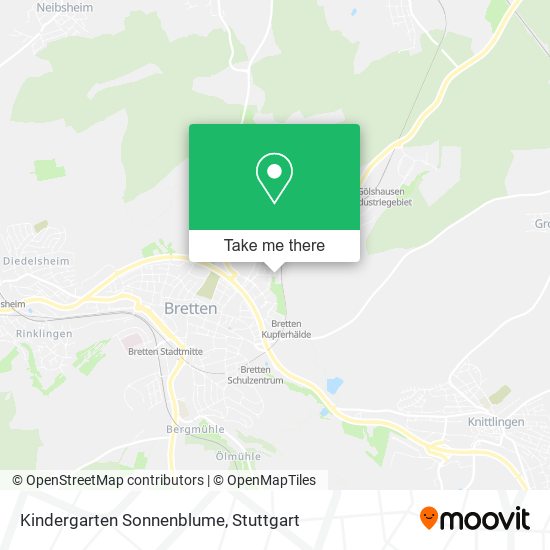 Kindergarten Sonnenblume map