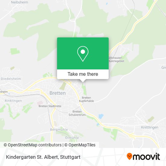 Kindergarten St. Albert map
