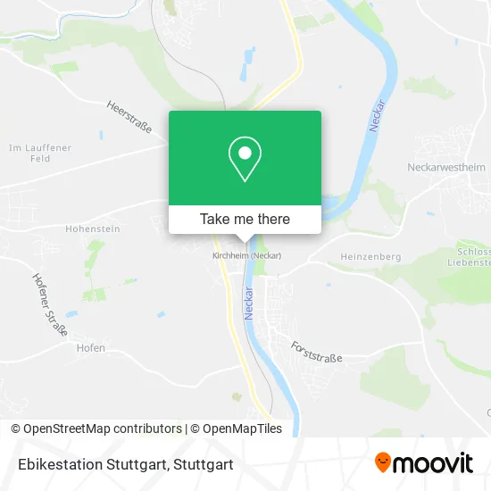 Карта Ebikestation Stuttgart
