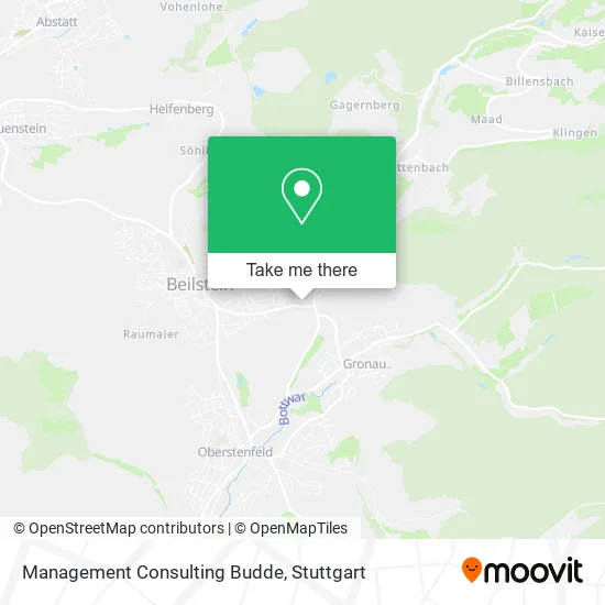 Карта Management Consulting Budde