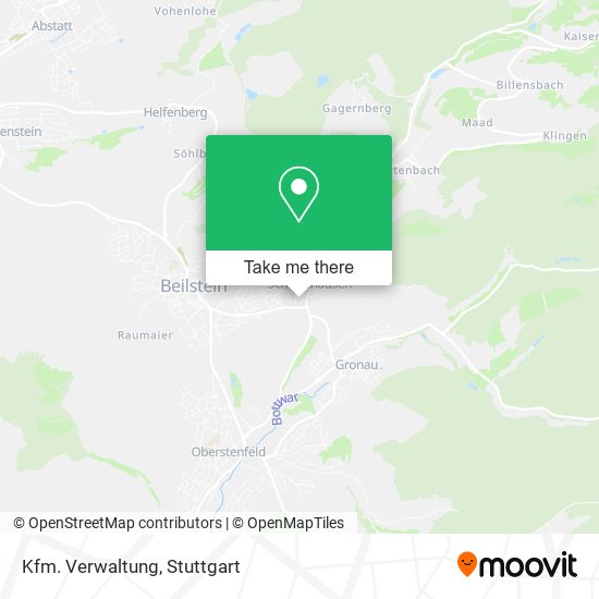 Карта Kfm. Verwaltung