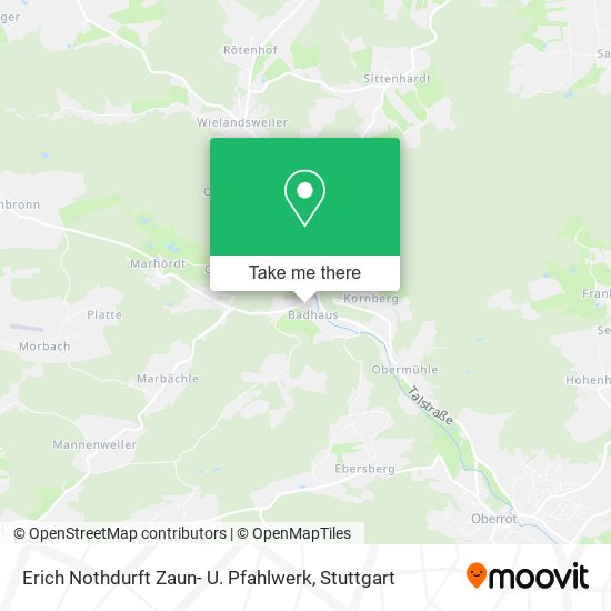 Карта Erich Nothdurft Zaun- U. Pfahlwerk