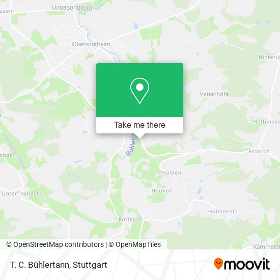 T. C. Bühlertann map