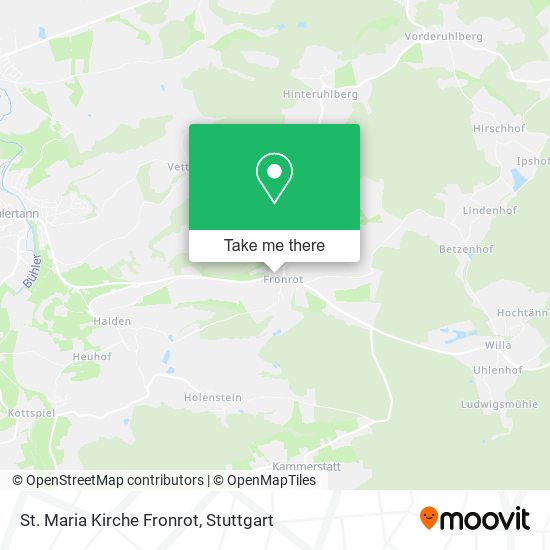 St. Maria Kirche Fronrot map