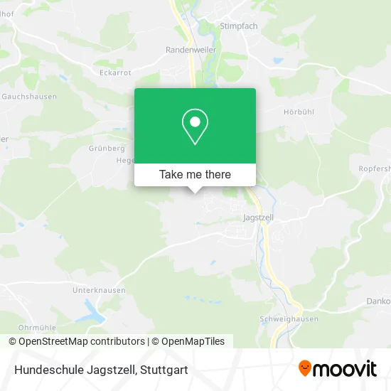 Карта Hundeschule Jagstzell