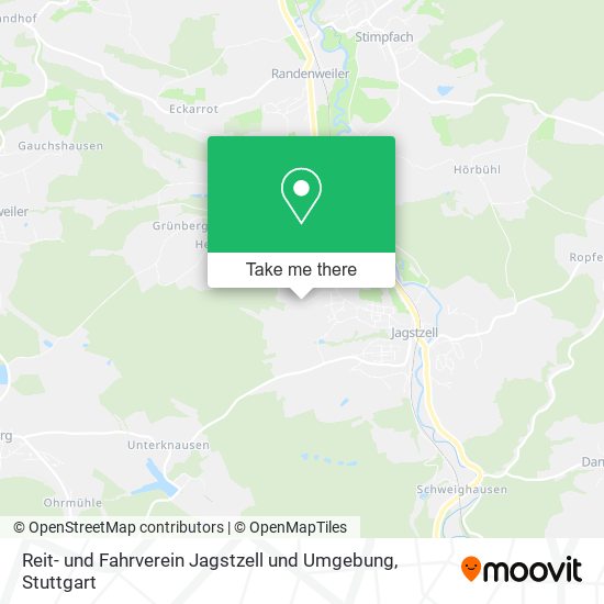 Reit- und Fahrverein Jagstzell und Umgebung map