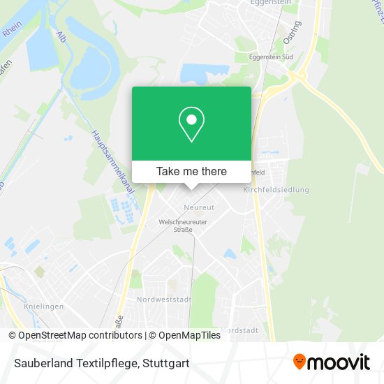 Sauberland Textilpflege map