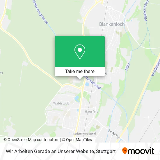 Карта Wir Arbeiten Gerade an Unserer Website
