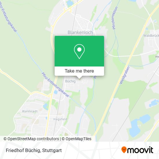 Friedhof Büchig map