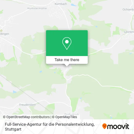 Карта Full-Service-Agentur für die Personalentwicklung