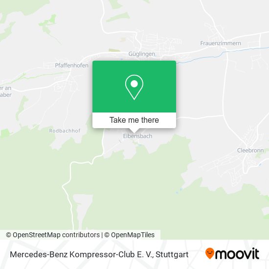 Mercedes-Benz Kompressor-Club E. V. map